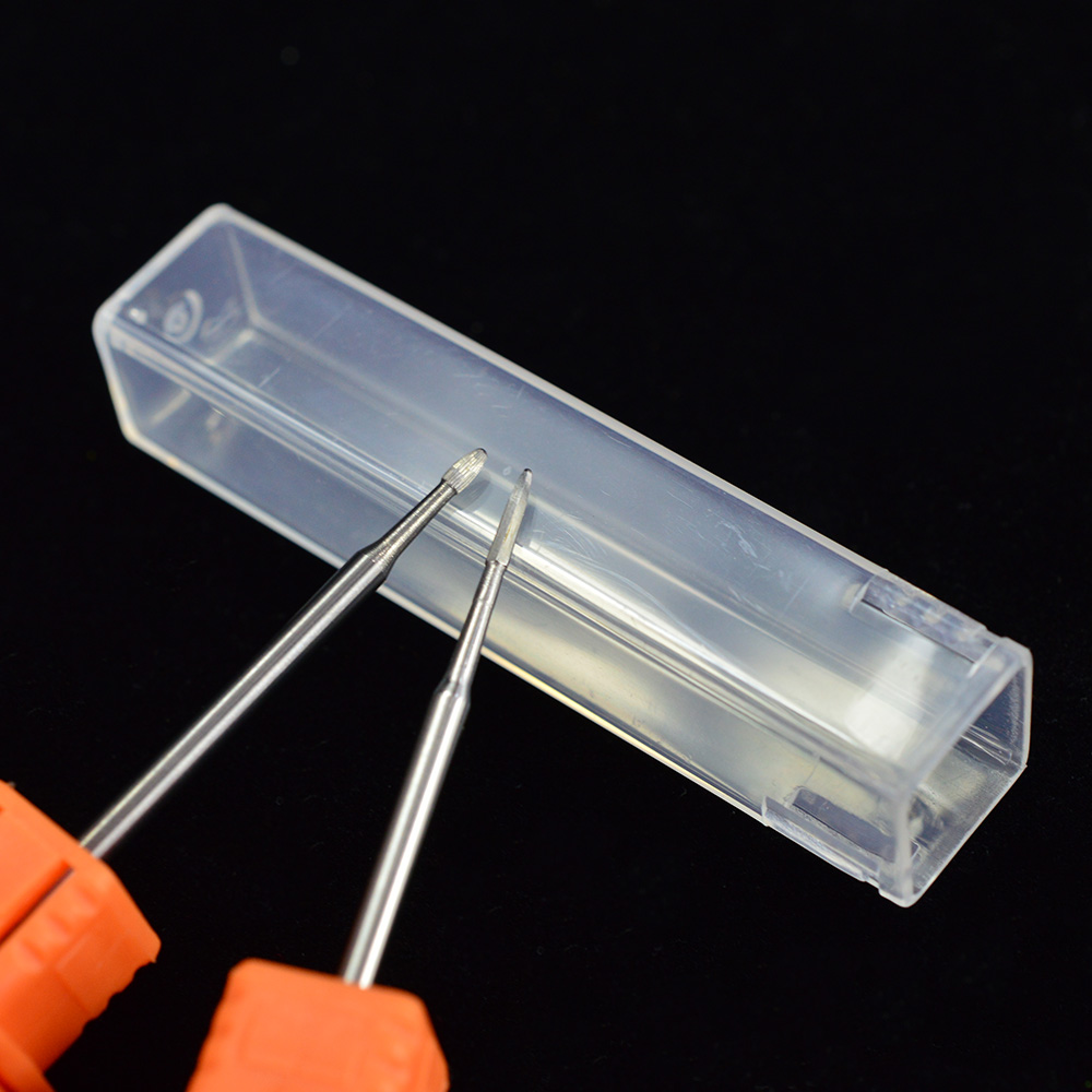 1pc Diamond Carbide Cuticle Schoon Bits Nail Art Frezen Elektrische Machine Boor Nail Boor Manicure Nail File Gereedschap BEPD02-3