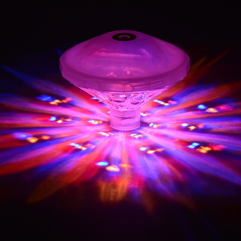 Lámpara subacuática flotante para piscina, luz LED sumergible para discoteca, resistente al agua, para Spa