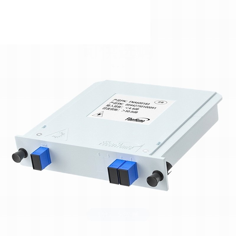 Optical Fiber Splitter FTTH PLC Splitter Box 1-2 1-4 1-8 1-16 SC UPC/APC Cassette Plug-in Type Planar Waveguide Optical: Beige