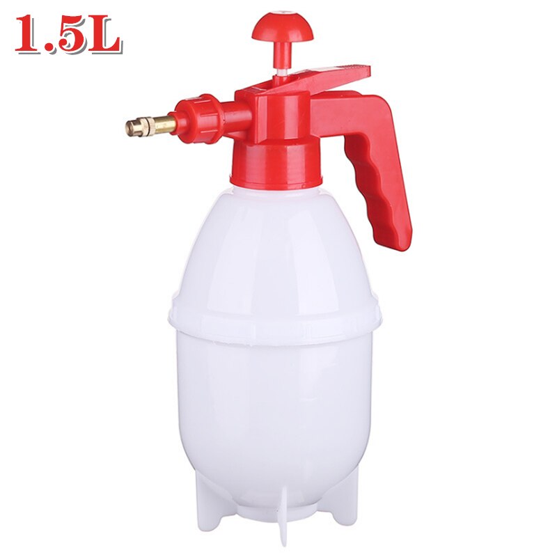 Sprayer Hand Air Pressure Trigger Sprayer Bottle Adjustable Disinfection Sprayers Air Compressor Pump Spray Bottle Watering Can: 1.5L White