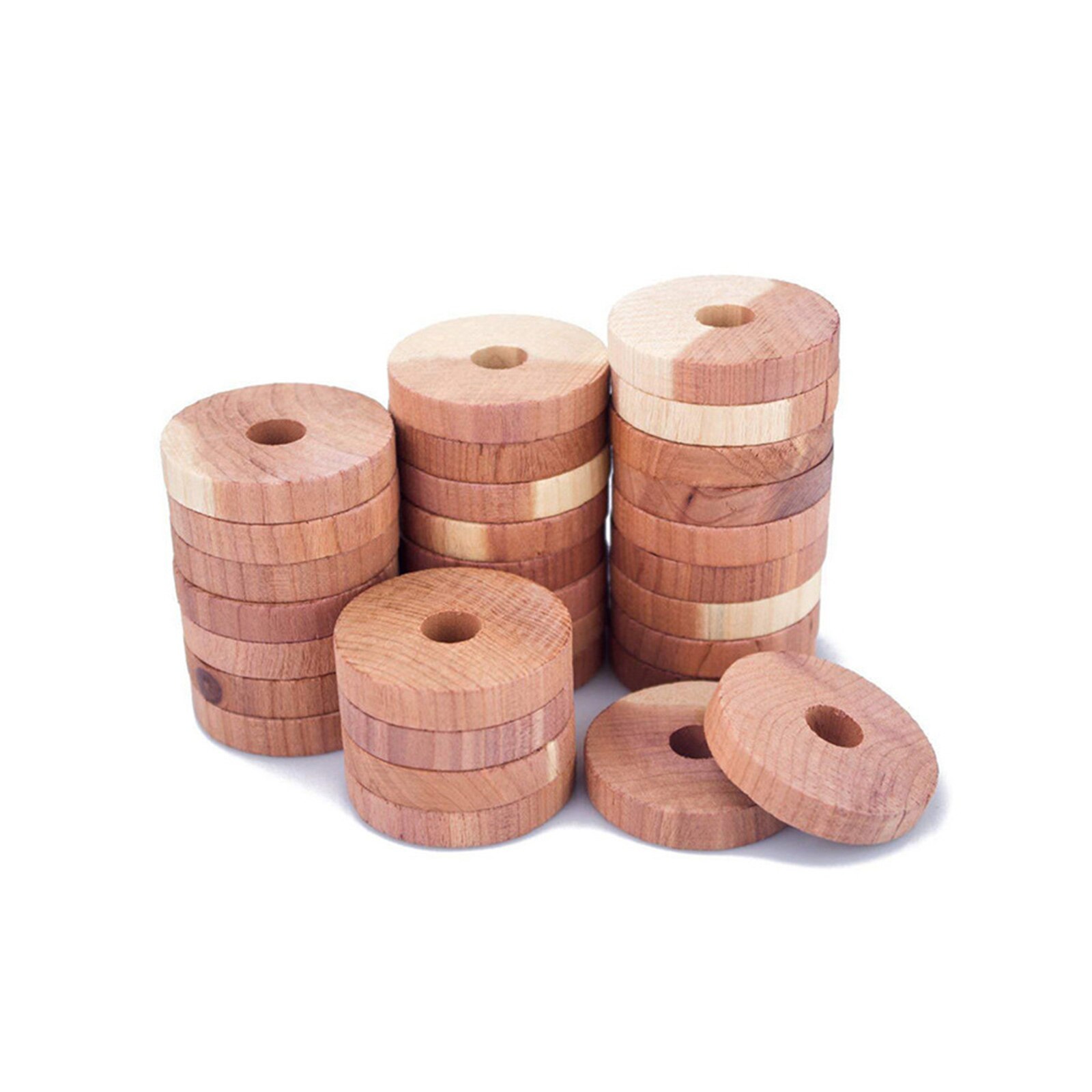 Boule de bois de cèdre 24 pièces boules de bois de cèdre naturel mites repoussant pour salon armoire à chaussures armoire: b