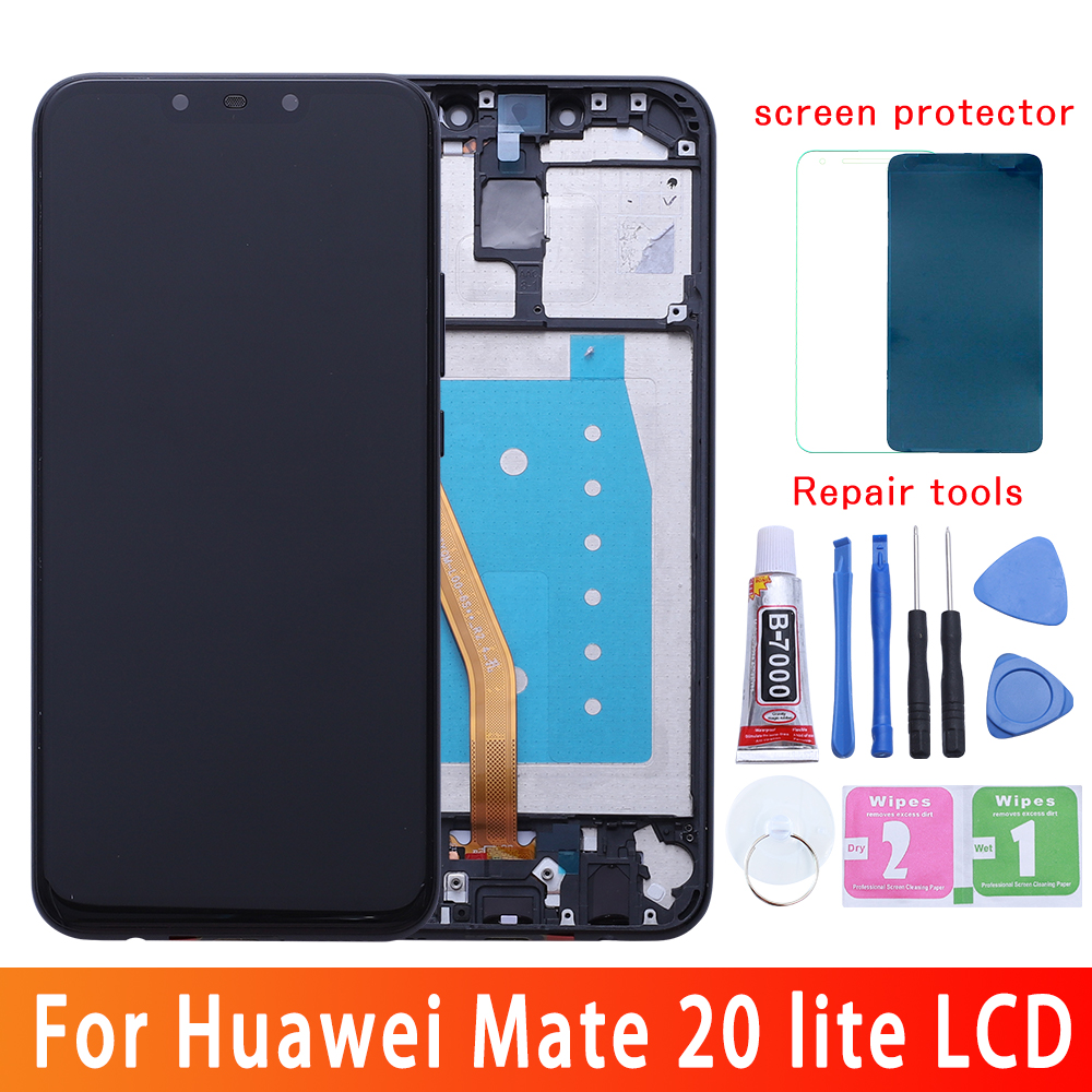 6.3 "Originele Lcd Voor Huawei Mate 20 Lite Display Touch Screen Vervangend Voor Huawei Mate 20 Lite Display Maimang 7 Lcd SNE-AL00