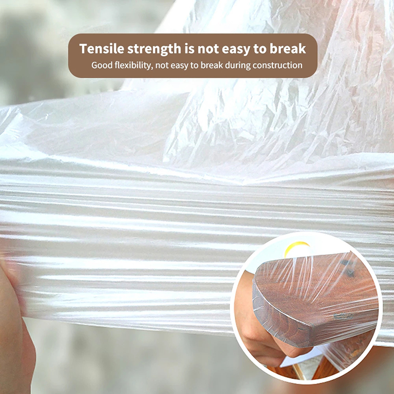 Pellicola per mascheratura pre-nastrata protettiva in plastica autoadesiva da 20M per verniciatura automatica applicazioni automobilistiche decorazioni per la protezione dei mobili