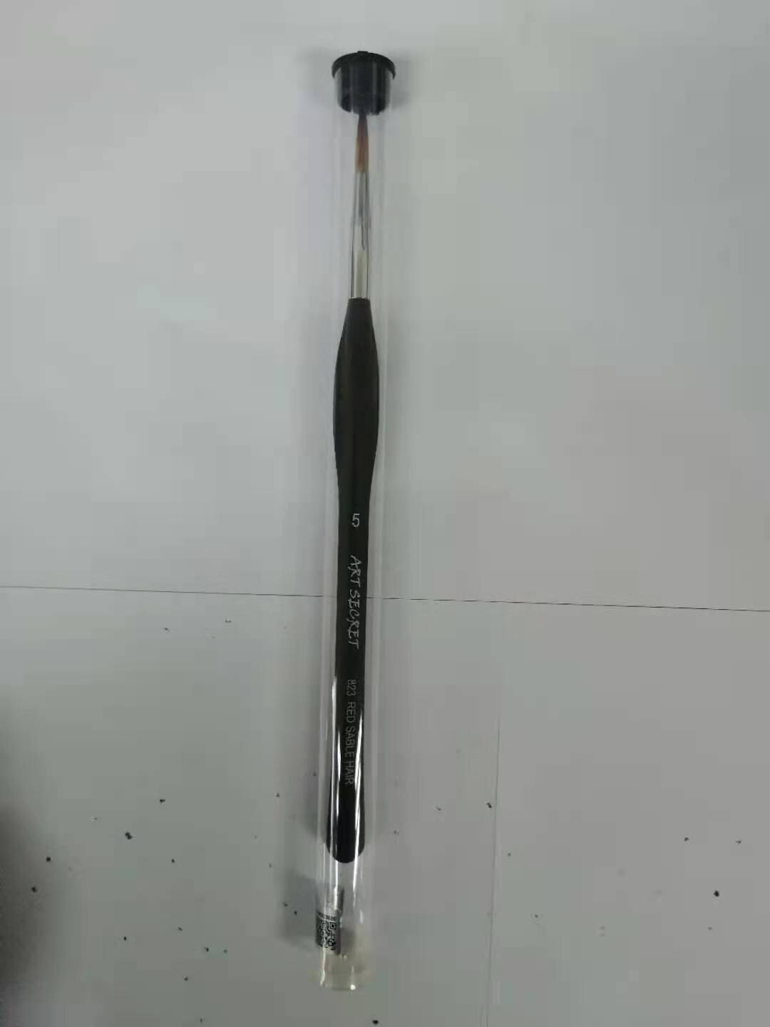 ArtSecret di alta qualità nuovo arrivo 823 capelli di zibellino rosso pennello per pittura ad acquerello manico in plastica nera penna per artista d'arte per disegno: verde