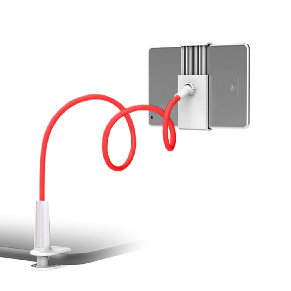 Universal Long Arm Tablet Stand Holder For Samsung Ipad Air Mini Huawei Xiaomi Mipad 4.0 To 11 inch Phone Tablet Stand Holder: red