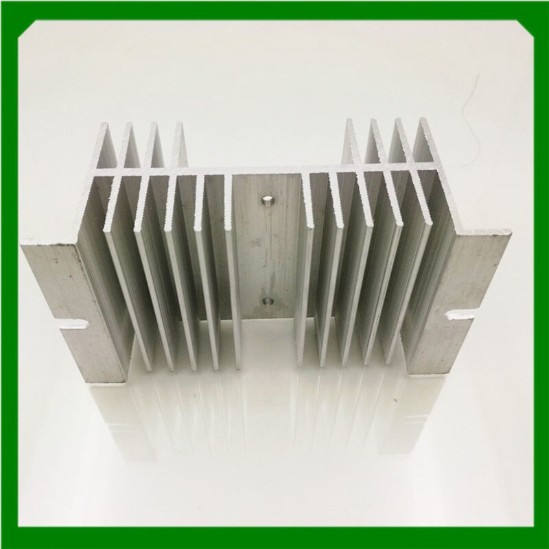 Aluminium Koeling Vin, P25*10 * 50-B Aluminium Koeling Vin CPU Warmtegootsteen voor Elektronische Chip 50 * 25 * 10mm (5Stks/Pack