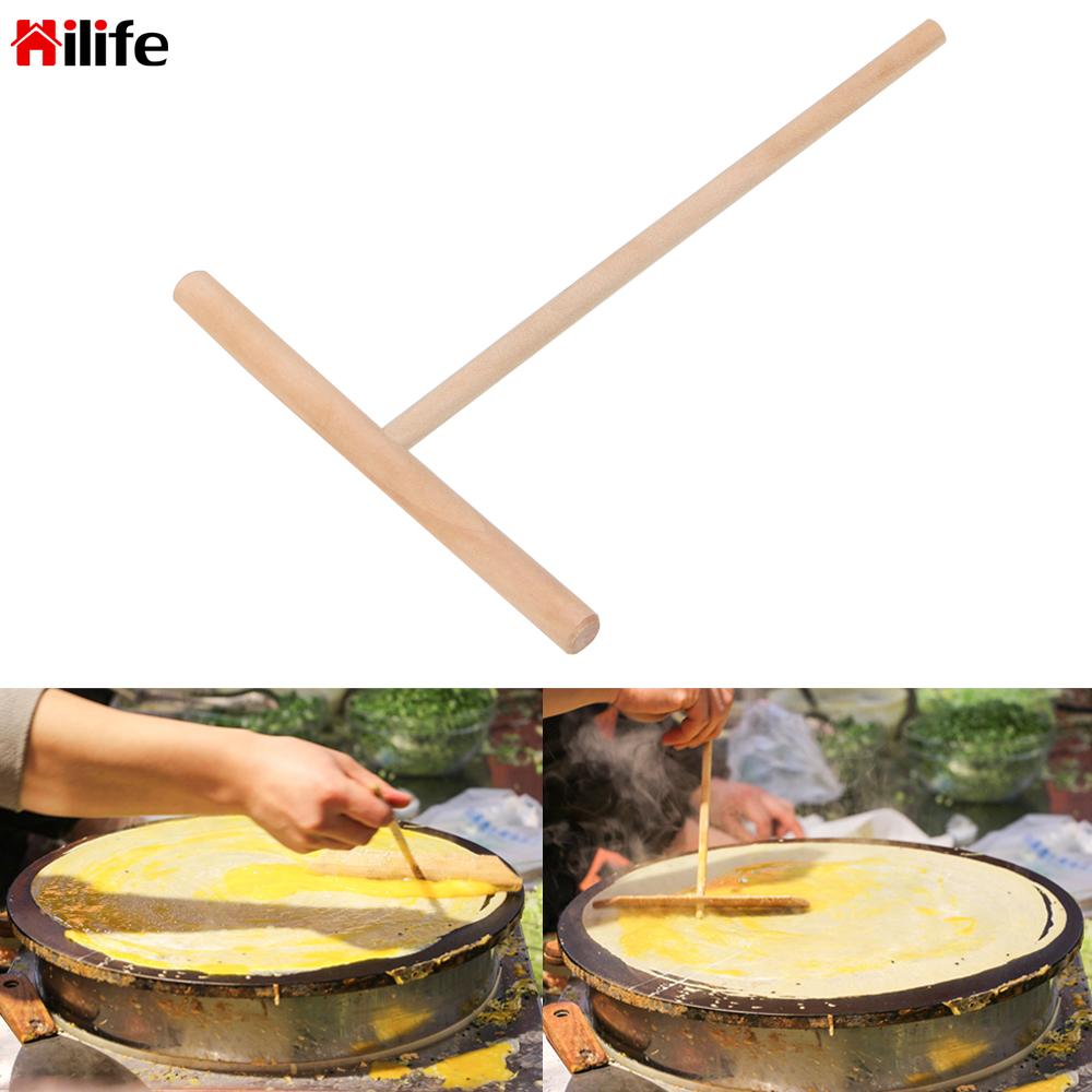 Pannenkoek Tool Pancake Batter Strooier Stok Chinese Specialiteit Crêpe Maker Thuis Kitchen Tools Houten