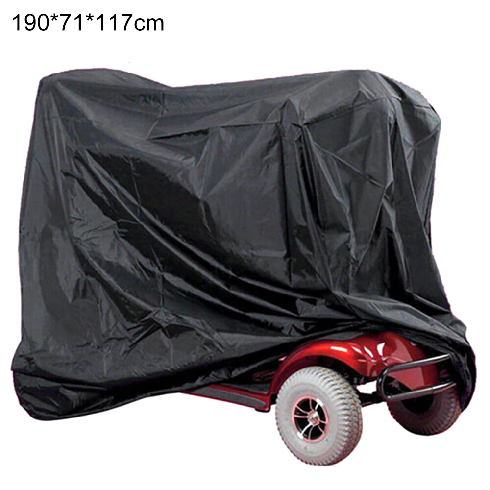 Indoor Outdoor Heavy Duty Folding 190D Oxford Mobility Scooter Storage Rain Covers UV Protector Waterproof Universal: 190x71x117cm