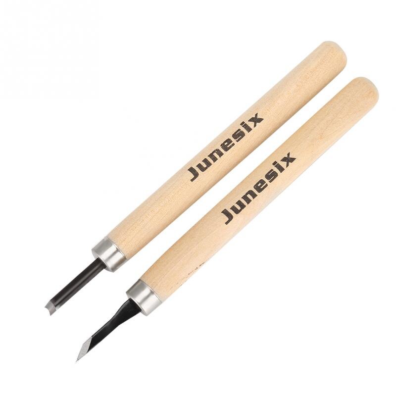 4 st/förpackning träsnideri kniv manuell skärpning gummistämpel knivar snideri verktyg set grundläggande detaljerad snideri träarbetare skåror: 2