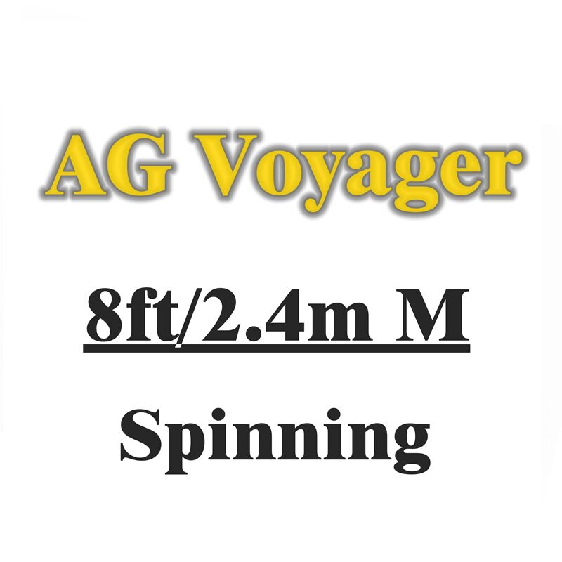 Ag voyager spinning baitcasting onki 4 osaa matkavapa ml m  mh 1.8 2.1 2.4 2.7m hiilivapa f mf action: Sininen