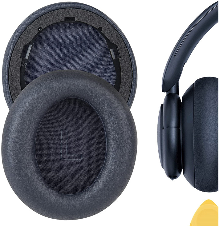 Nauszniki robić zestawu słuchawkowego Anker Soundcore życie Q10 Q20 Q30 Q35 Wymienne nauszniki z pianki pamięć Wymienne nauszniki z pianki: żółty