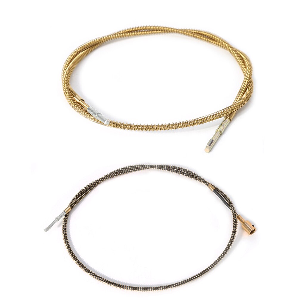 Câble de Tube métallique de 98cm pour broyeur rotatif Dremel, avec ressort, arbre Flexible, grande valeur, 1 pièce