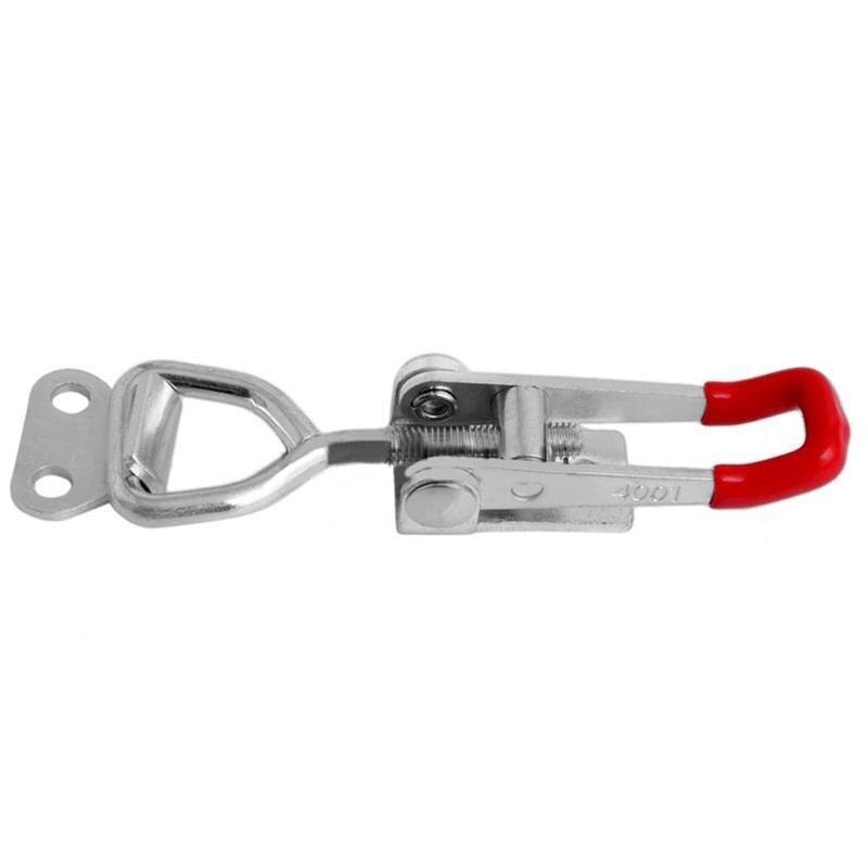 Abrazadera rápida de Hardware de capacidad de fijación de 100kg Gh-4001 Bloqueo de hebilla de puerta mecánica Sd de acero inoxidable tipo Jy hebilla D1W4: Default Title