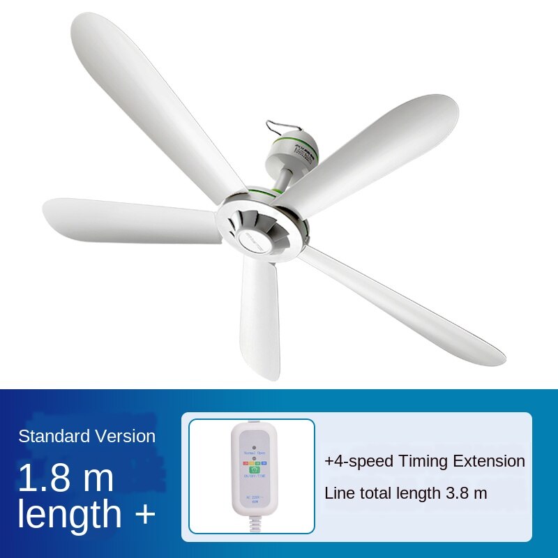 Thuis Elektrische Luchtkoeling Ventilator Wind Woonkamer 700Mm Kleine Negatieve Plafond Ventilator 5 Bladeren Mute Mini bed Fan