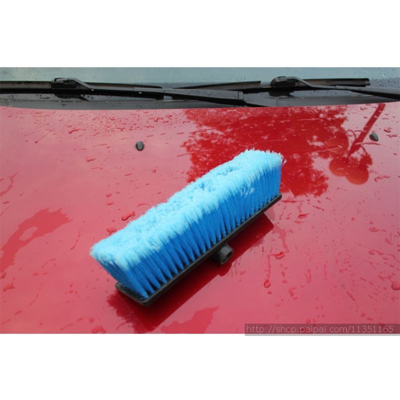 Car Flow-through Wash Brush Telescoping Handle Soft Cleaning Head RV Truck Wash Trailer