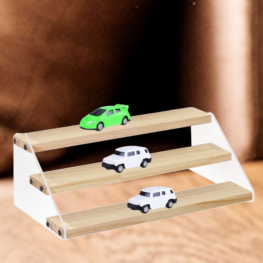 Tiered Acrylic Stands, Holder Clear Display Stand, for Action Figure Perfume Cosmetic