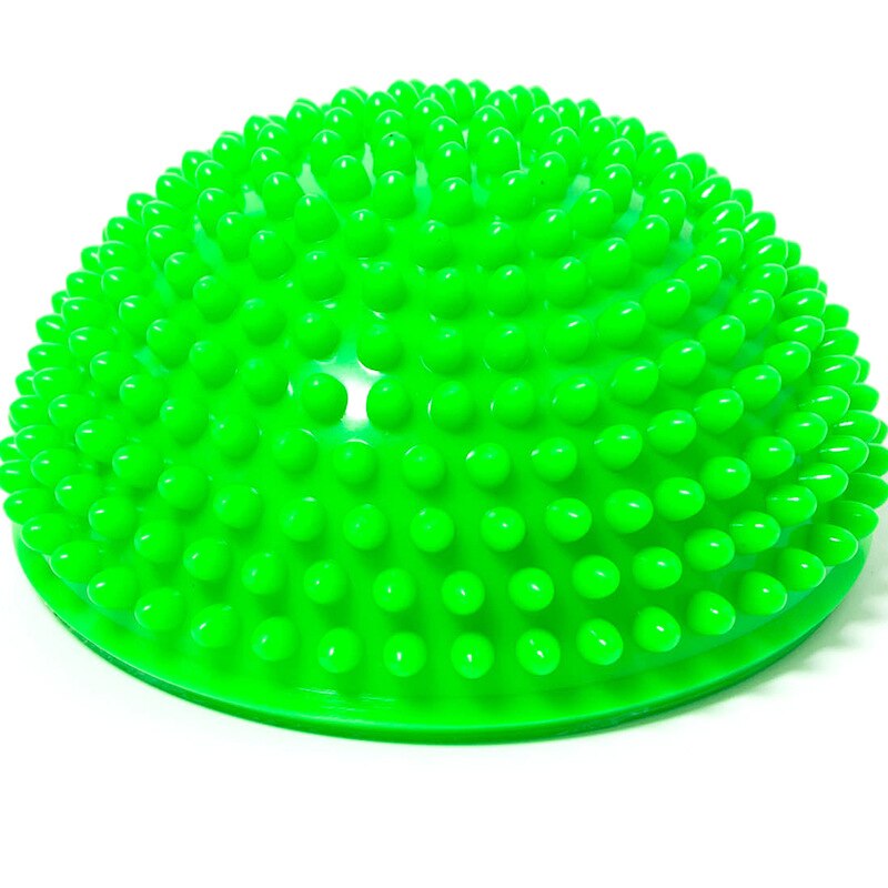 16cm Yoga Half Ball Toy Inflatable Sphere Stepping Stones Outdoor Toys Indoor Games for Kids Balance Hemisphere Ball: Green-B