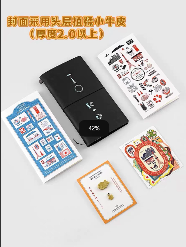 Travelers fabbrica TFA tokyo Taccuino da viaggio in edizione limitata – Diario elegante per gli appassionati di avventure, scrittura fluida