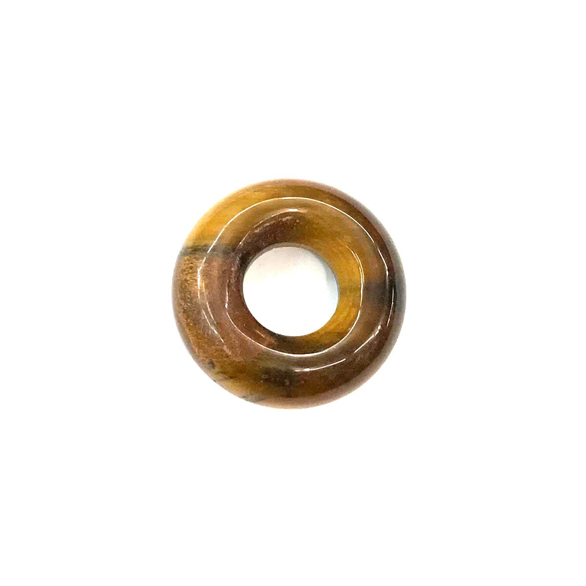 Natürliche Stein Anhänger Kristall Achate Halskette Anhänger für Schmuck Machen Gute Größe 15mm: Tiger Eye Stone