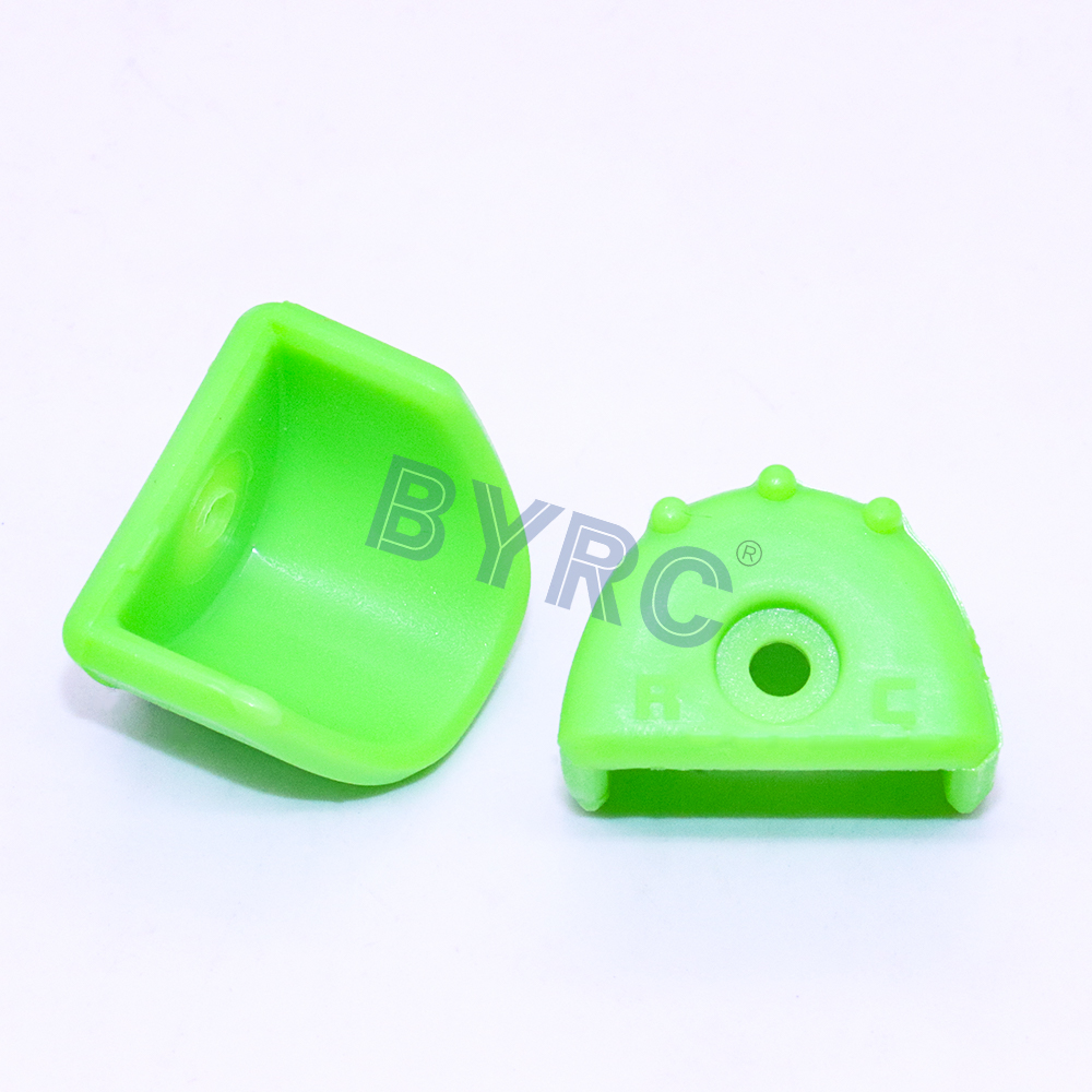 2 uds amortiguador y cubierta protectora de marco hidráulico tapa de absorción de impacto para 1:8 1:10 piezas de coche RC Trx HSP HPI: Borgoña