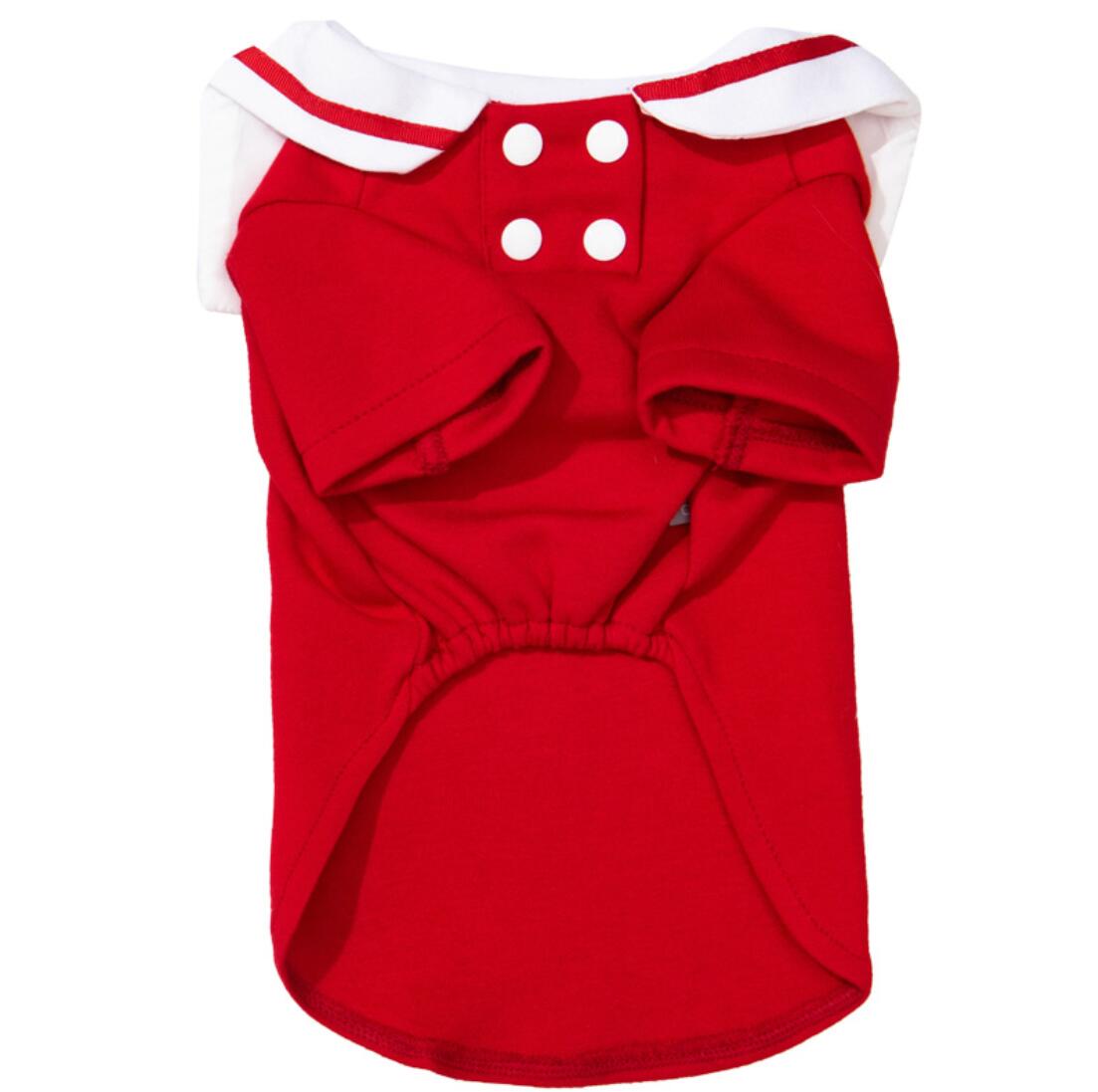 Cuate Cat Clothes Girl Small Dog Skirt Pet Clothing Summer Spring Cat Puppy Clothing: Red / L