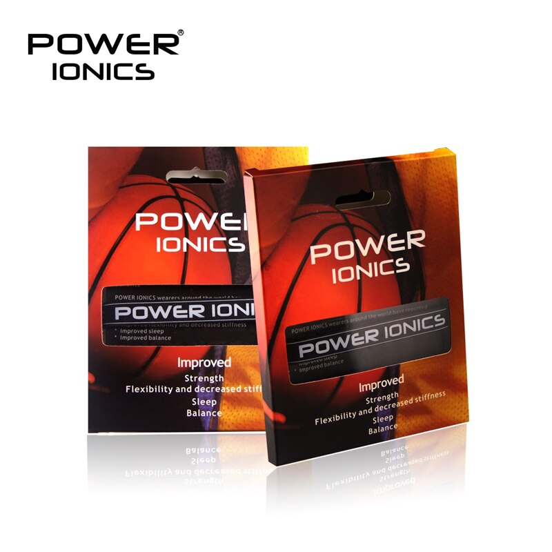 Power ionics antifatigue power fitness sport silikone ioner balance turmalin germanium charms armbånd armbånd armbånd