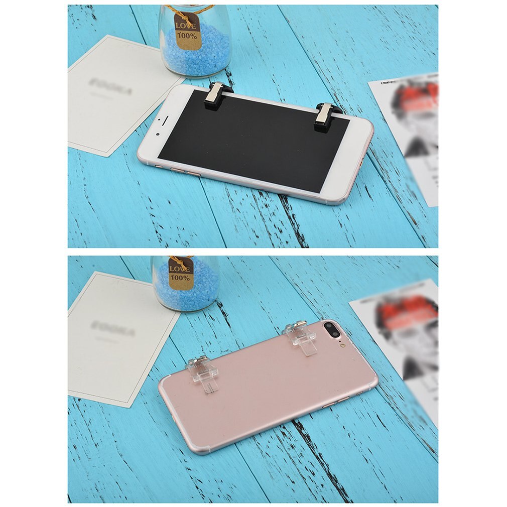 Mobile Game Controller Gamepad Trigger Aim Button Shooter Joystick Game Pad Accessory For Iphone Android