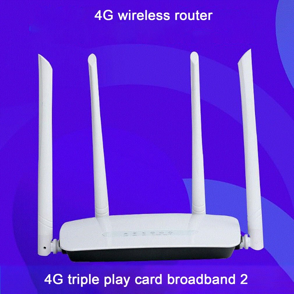 4G CPE Router Modem Unlocked Unlimited Hotspot Mobile Wifi Tethering Router Wireless WiFi Internet Router With 4pcs Antenna