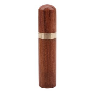 Multifunktion palisander træ tandstikker holder boks nåle boks spand etui vandreture bærbart håndværk håndlavet indendørs udendørs brug: Stil 1