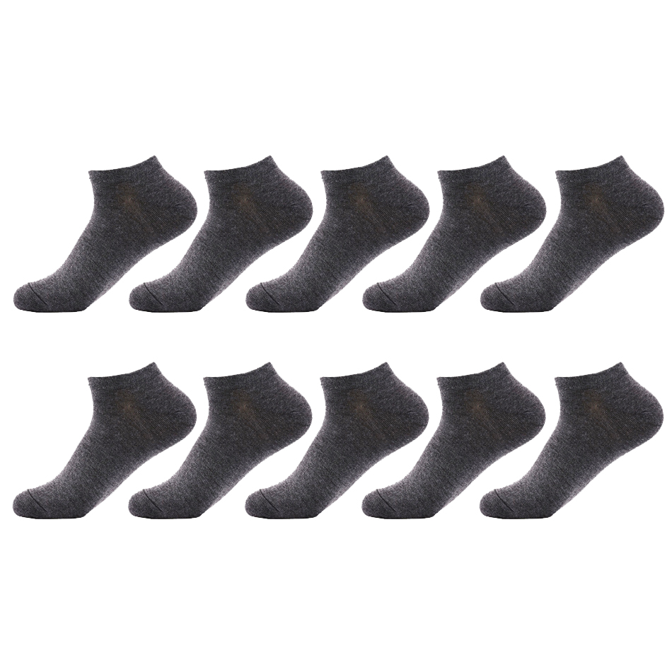 10 Pairs Ankle Socks Men Socks Low Cut Ankle Sock Men Short Socks Casual Sports Cotton Socks Men&#39;s No Show Socks Size 6-11: 10 Pairs dark grey