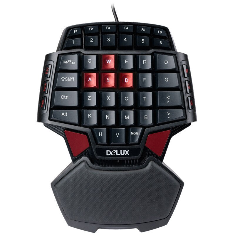 Xncorn Telefoon Toetsenbord Kleurrijke T9 47 Toetsen Gaming Toetsenbord Voor Dota Cf Een Hand Voor Telefoon Pc Toetsenbord