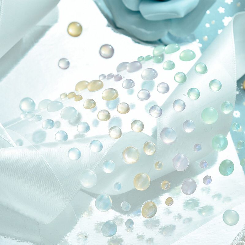 YPP CRAFT Transparent Clear Stone Stickers for Scrapbooking DIY Crafts Card Making