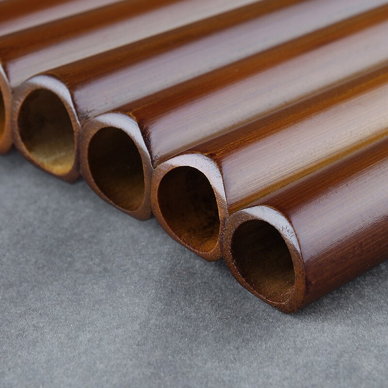 Natural Bamboo Flute Folk Musical Instrument Panflute Wind Instrument Panpipes Flauta Handmade 8pipes Pan flute