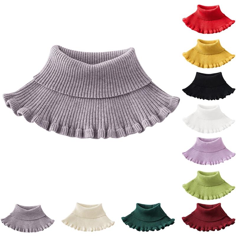 femmes hiver rouge noir épais tricot anneau écharpe Tube femmes tricoté écharpe coupe-vent plus cou guêtre cou écharpe