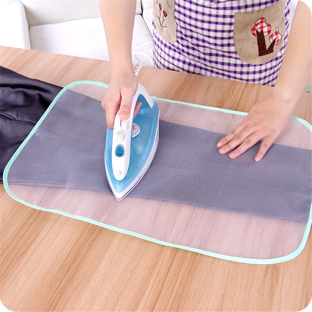 Cubierta protectora para tabla de planchar de tela de 140x50cm, tela plegable para planchado, protección delicada y fácil de colocar