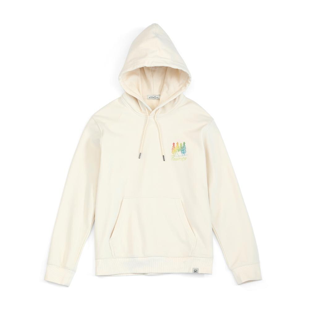 Simwood herfst winter kampeerprint hoodies heren 360g dikke hoodies met capuchon plus size joggingspakken: Ivoorwit / S