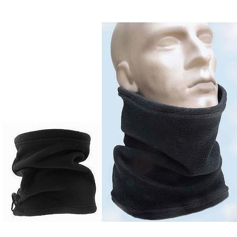Winter Outdoor Fleece Warmer Neck Gaiter Thermal Half Face Tube Cycling Snowboard Skiing Hiking Bandana Scarf Men Women Beanie