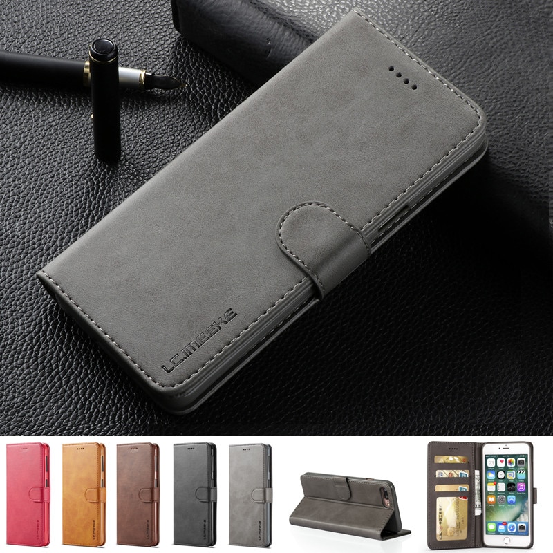 Case Voor Iphone Se Case Leather Wallet Cover Iphone Se Case Flip Cover Voor Iphone Se Cover stand + Kaarthouder