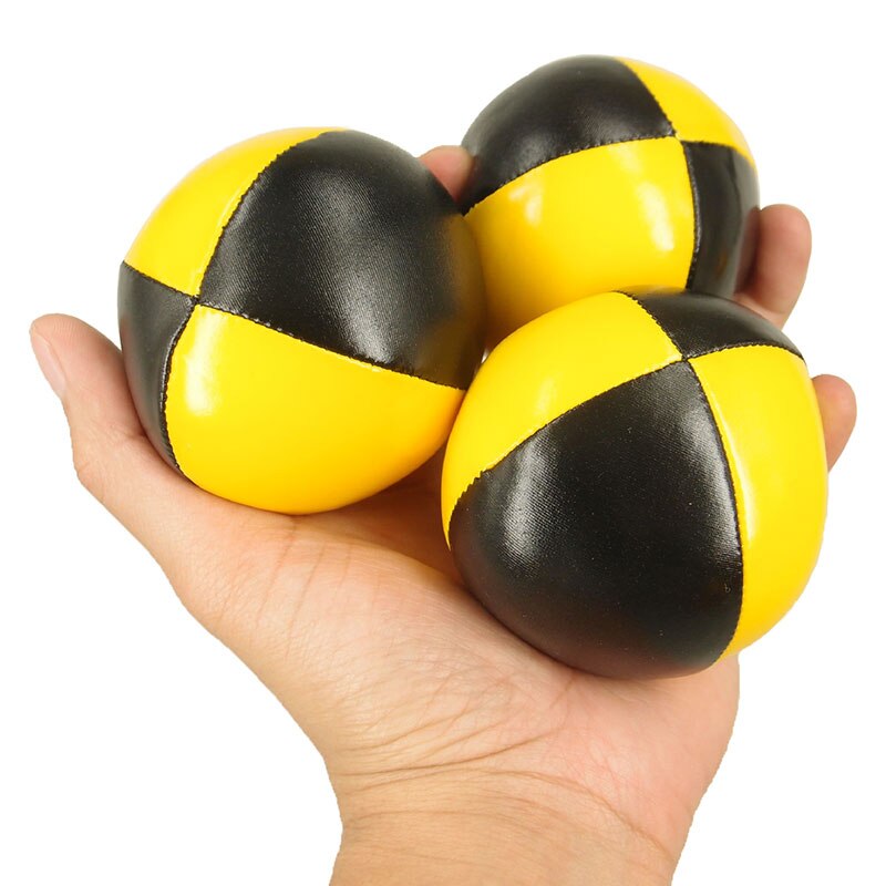 Balle de jonglage professionnelle, 3 pièces, balle de lancer acrobatique, jouet éducatif pour enfants, sport amusant, en Pu souple,