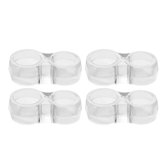 1/4pcs Slam Door Stop Transparent Door Handle Anti-Collision Buffer Buffer To Protect Walls And Furniture Door Stop