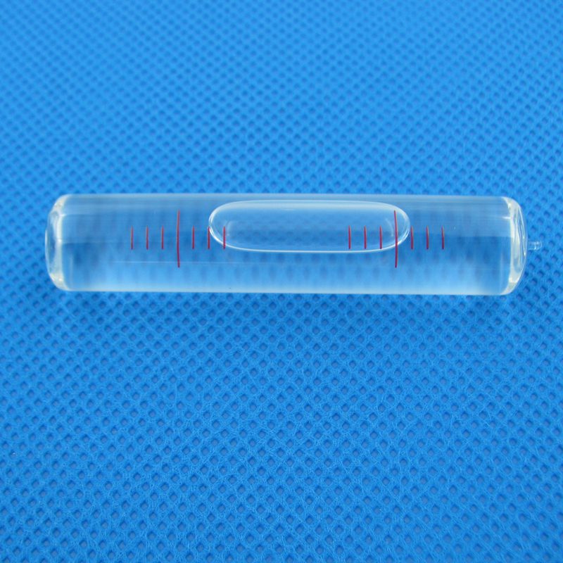 Maat 13*70 Mm Nauwkeurigheid 10 "/2 Mm Hoge Precisie Waterpas Glas Inclinometer Buisvormige Waterpas cilindrische Waterpas Flacon