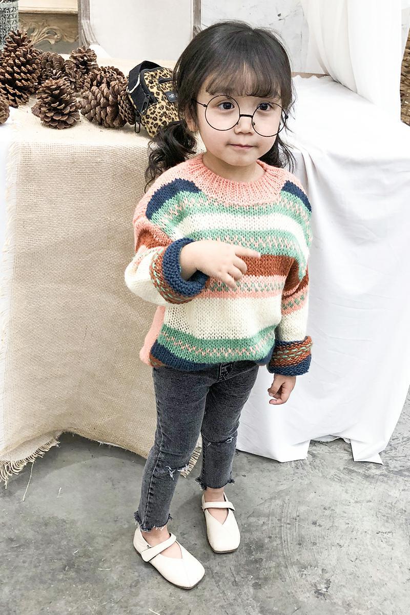 Pantalones vaqueros rasgados negros para niña, pantalones informales de mezclilla para niña de 2, 3, 4, 5, 6, 7 y 8 años, Primavera y Año ,