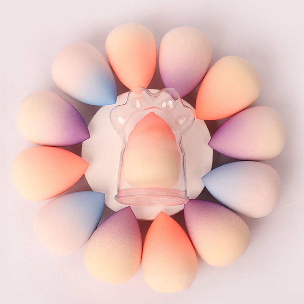 Cat Claw Shell Beauty Egg Makeup Cosmetic Puff Makeup Sponge Gradient Color Cushion Foundation Powder Beauty Tool