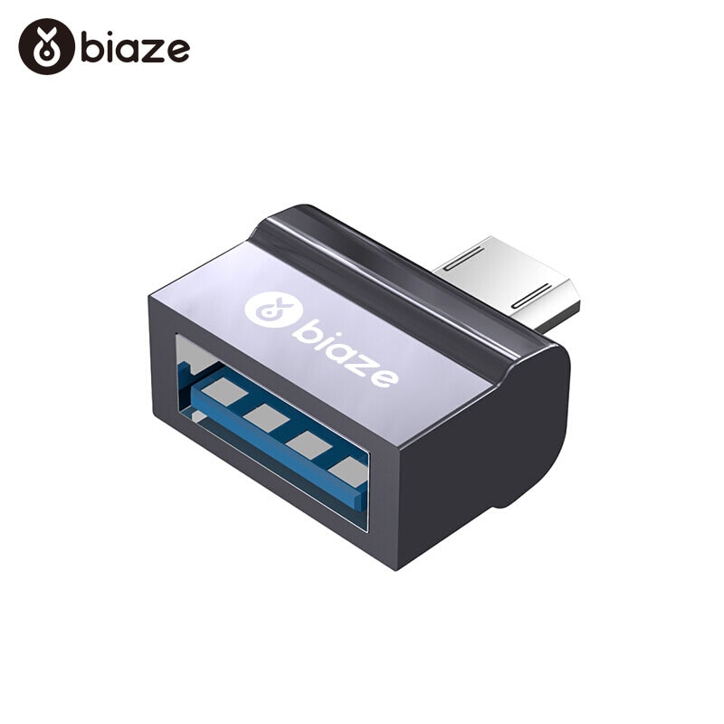 Biaze OTG Adapter Micro USB naar Usb-kabel Converter Adapter Micro USB naar USB 2.0 Voor Samsung Xiaomi Android Telefoon voor Flash Drive
