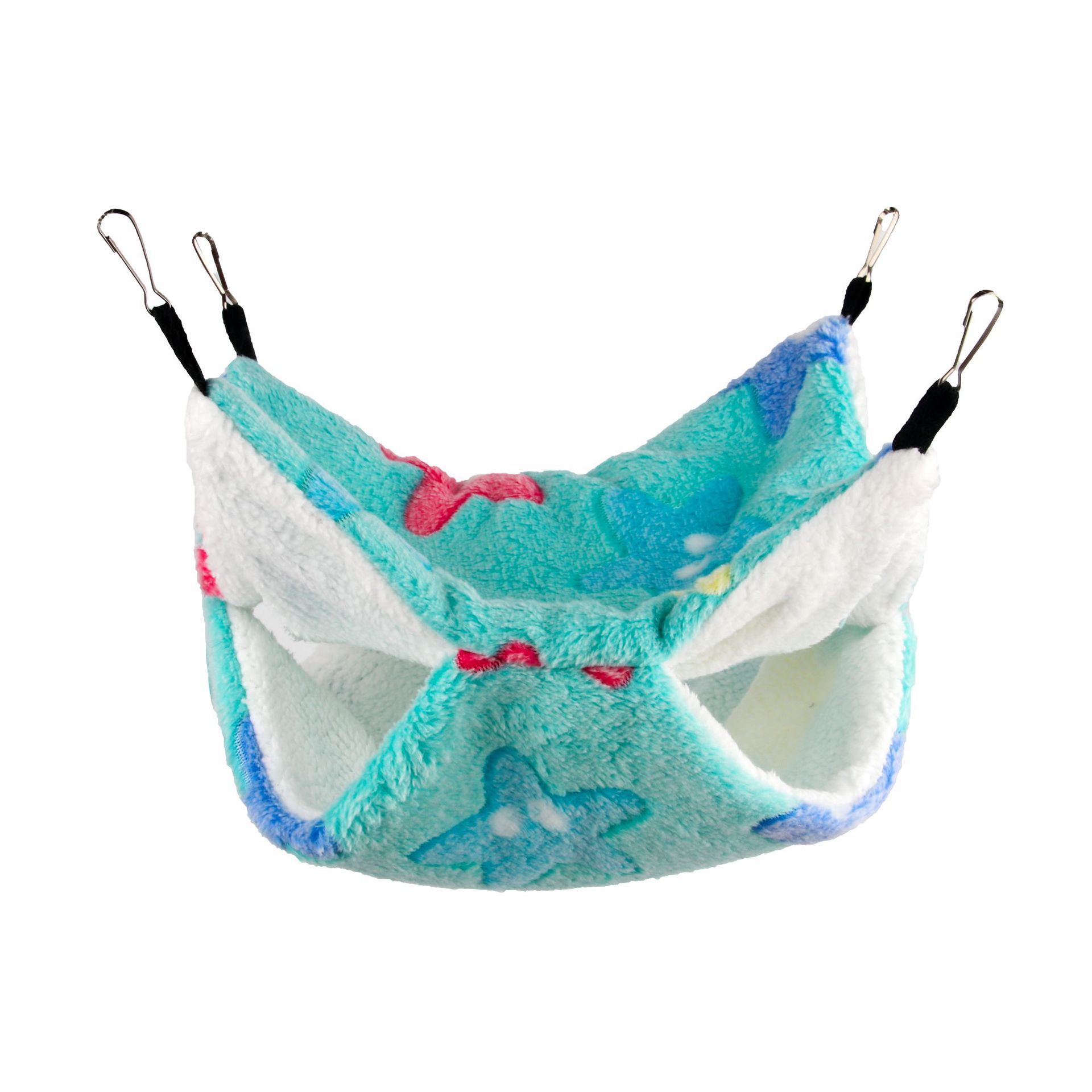Honeybird flying squirrel warm double-layer mezzanine hammock small pet hammock hanging squirrel sleeping bag pet supplies hamst: L / Orange