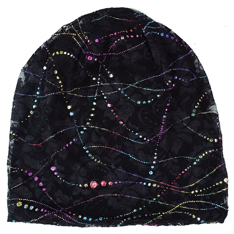 Summer Hats For Women Men Thin Breathable Turban Hat Male Female Flower Pattern Beanie Hip Hop Bone Gorro Ponytail Hat