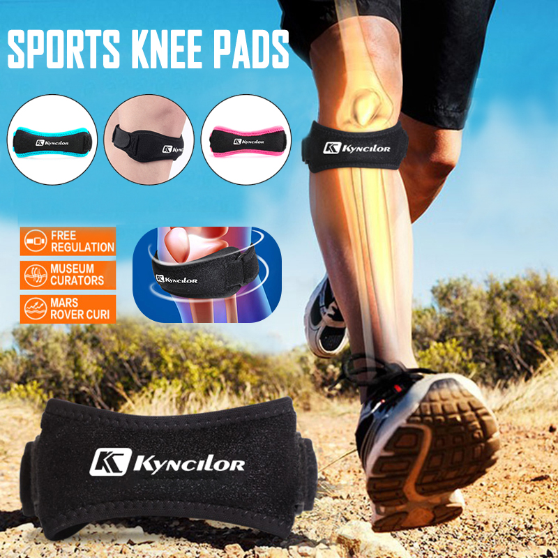 Knie Patella Riem Elastische Bandage Sport Strap Knee Band Voetbal Running Fitness Kniebrace – Grandado