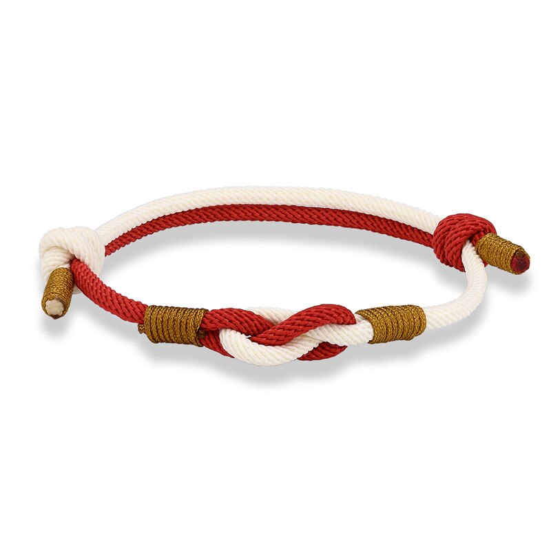 Mkendn koppelarmband milan touw concentrische knoop infinity armband voor mannen vrouwen teken van liefde sieraden: 3mm- vrouwen