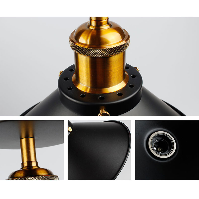 Industriële Plafondlamp Vintage plafondlamp Verstelbare led Amerikaanse land plafond lamp Home verlichting woonkamer E27 85-260V