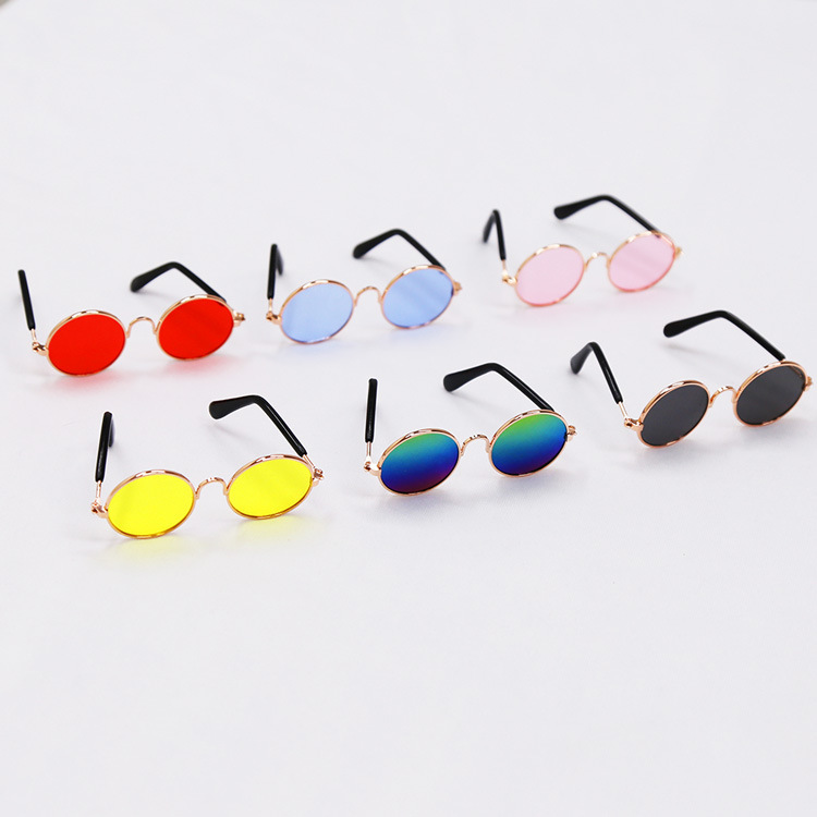 Gafas bonitas para Gato, gafas de sol redondas Retro para perros pequeños, accesorios para fotos de mascotas, productos para mascotas